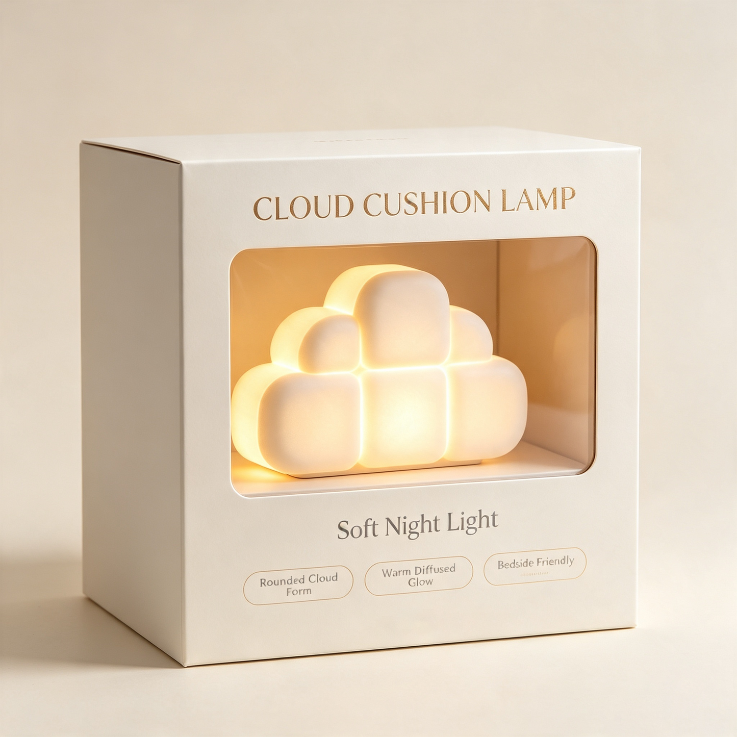 Cute Building‑Block Cloud Table Lamp