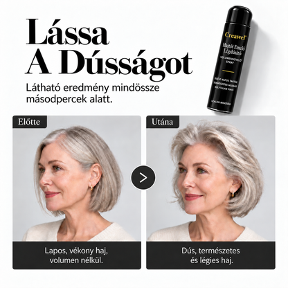 ⏳🔥 KORLÁTOZOTT IDEIG 70% KEDVEZMÉNY! ⏰ Creawel®💎 Barackillatú volumennövelő hajspray – Azonnali hajtőemelés, dúsabb haj és egész napos rugalmas tartás