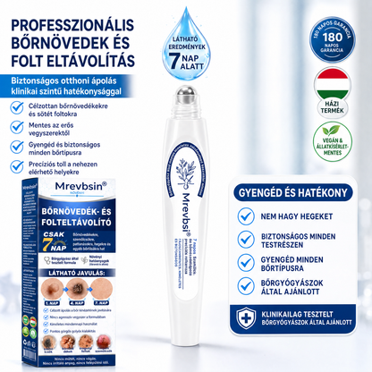 Hivatalos Márkabolt | 🚢 Mrevbsin® 7 napos Szemölcseltávolító Roll-on Ápoló Folyadék (Fájdalommentes rollerball technológia, hegek nélkül) 🐬