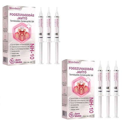 ⭐👨‍⚕️🦷Mrevbsin® DenPerm – Természetes fogzománc-töltő gél a fogszuvasodás helyreállítására🐟2️⃣
