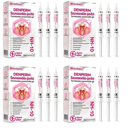 ⭐👨‍⚕️🦷Mrevbsin® DenPerm – Természetes fogzománc-töltő gél a fogszuvasodás helyreállítására🐟2️⃣