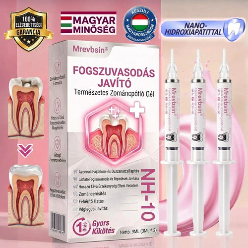 ⭐👨‍⚕️🦷Mrevbsin® DenPerm – Természetes fogzománc-töltő gél a fogszuvasodás helyreállítására🐟2️⃣