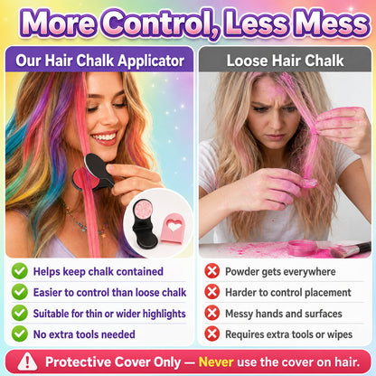 𝐁i𝐥𝐥𝐡𝐨𝐥®🎨 12-Shade Washable Hair Pigment Wands: Non-Sticky & Kid-Safe (Ages 3+), The Ultimate Birthday Gift Kit